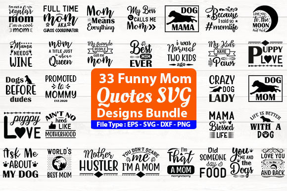 Funny Mom SVG Designs Bundle Review