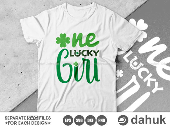 One Lucky Girl Svg: St. Patrick s Day Graphics for Crafts