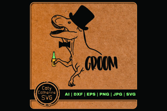 T-Rex Monster Groom Wedding Graphics and Crafts Review