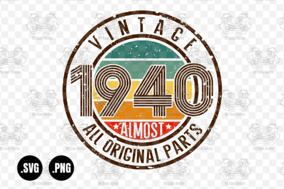 Vintage 1940 Almost All Original Parts Graphics for Crafts