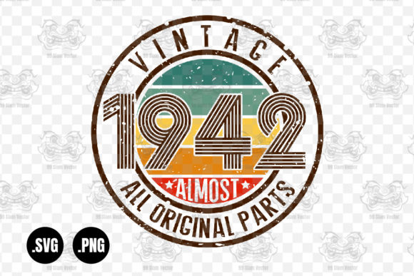 Vintage 1942 Almost All Original Parts Graphics for Crafts