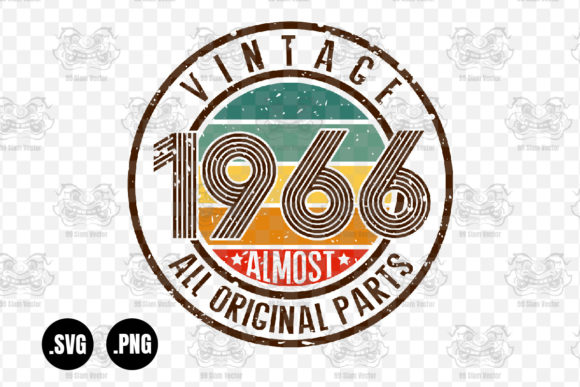 Vintage 1966 Almost All Original Parts Graphics for Crafts