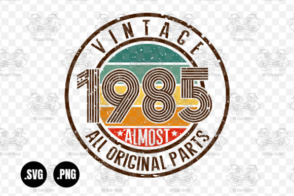 Vintage 1985 Almost All Original Parts Graphics for Crafts